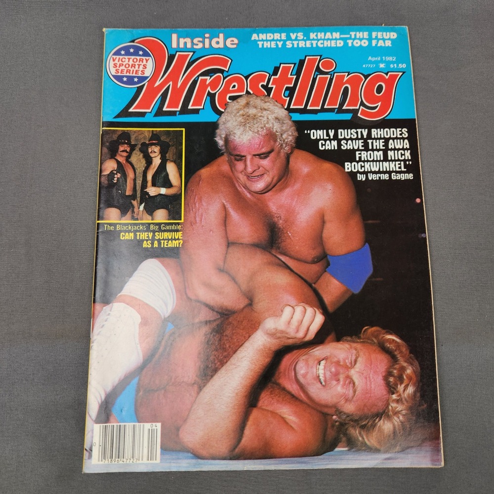 Inside Wrestling Magazine April 1982 Andre the Giant Khan Dusty Rhodes